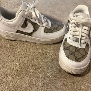 Nike White Mesh Sneakers